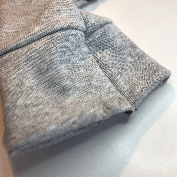 Short Cotton Gloves Gray Wrist Length Winter Smoking Office Steampunk Goth NEW - Picture 3 of 4